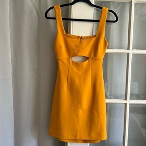 Finders Keepers gold mini dress